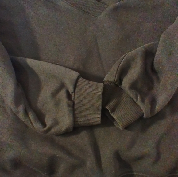 Pact Sweatshirt V Neck Courtside Black Soft Pullover M - Picture 7 of 11